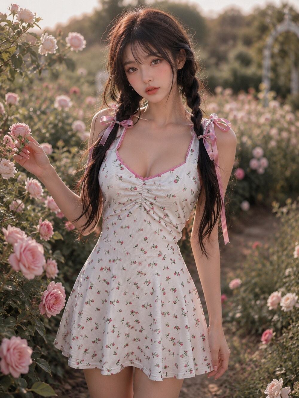 Beachriot Storybook Strolls & Coquette Daydreams cottagecore romper mini dress